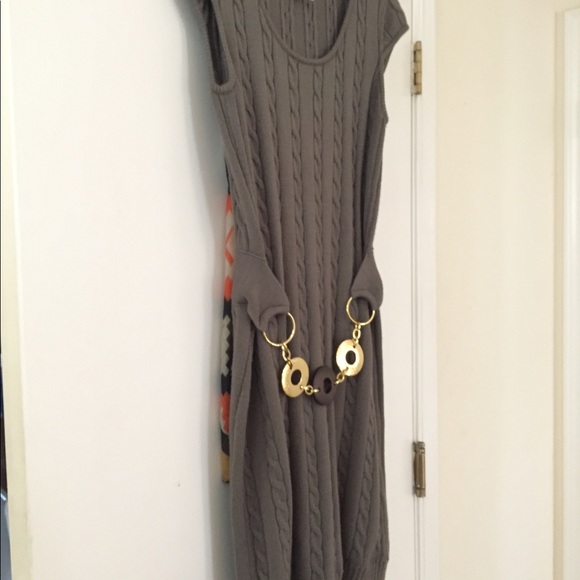 Milly of New York belted sweater dress - Picture 4 of 5